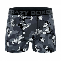 Crazy Boxer Disney Mickey Mouse In Black and White Boxer Briefs Black - £15.92 GBP