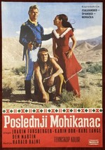 1965 Original Vintage Movie Poster Last Tomahawk Der letzte Mohikaner Harald ... - £75.06 GBP