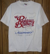 The Righteous Brothers Concert Tour Shirt 1987 Anniversary Single Stitched Large - £132.20 GBP
