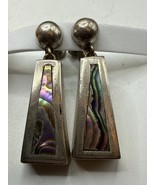 Mexico Taxco Sterling Silver Earrings JHC Signed 925 Screw Back Clip 8g ... - $727.58 MXN