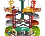 Thomas &amp; Friends Multi-Level Track Set Trains &amp; Cranes Super Tower With ... - $172.99