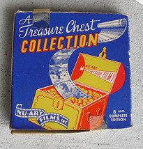 Vintage 1950s Nu Art Films 8 mm Treasure Chest Film - Ski Thrills in Box - $17.82
