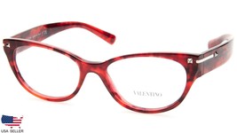 NEW VALENTINO VA 3020 5020 RED HAVANA EYEGLASSES GLASSES 52-17-140 B36mm... - $181.29