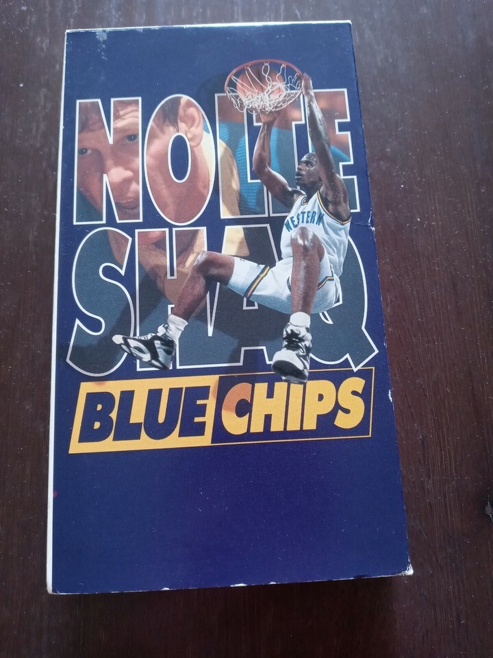 Blue Chips (VHS, 1994) Nick Nolte, Shaq Basketball Shaquille O&#39;Neal Sports - $14.73
