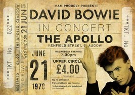 Concert Ticket Stub  STICKERS David Bowie  Pink Floyd Queen Beatles Smit... - £2.07 GBP