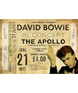 Concert Ticket Stub  STICKERS David Bowie  Pink Floyd Queen Beatles Smit... - $2.62