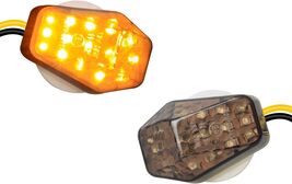 2Pcs Amber Flush Mount LED Turn Signal Lights Compatible with GSXR 600 7... - $23.93 CAD