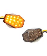 2Pcs Amber Flush Mount LED Turn Signal Lights Compatible with GSXR 600 7... - $23.86 CAD
