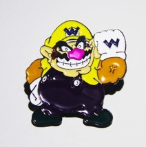 Super Mario Bros. Video Game Wario with Raised Fist Figure Metal Enamel Pin NEW - £6.16 GBP