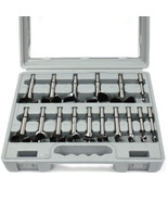 16pc Forstner Drill Bit Set Woodworking Precision Clean Thru Cutting Hol... - €28,40 EUR
