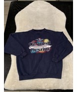 VTG Carnival Destiny Inaugural 1996 Men’s Blue Pullover Sweater Size XL  - £45.08 GBP