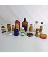 Lot of Vintage Medical Pharmacy Quack Medicine Apothecary Old Bottles Ja... - $835.77 MXN