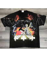 VTG Brockum Black T-shirt 1991 Metallica 5 Album AOP Mens XL 90s Rock Si... - $9,389.90 MXN
