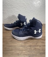 Under Armour Highlight Navy Women&#39;s Hi-Tops Size 10 1290205-410 Sneakers... - $68.09 CAD