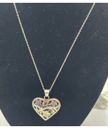 925 Sterling Silver Heart Necklace 9&quot; - 7.75 Grams - $384.78 MXN