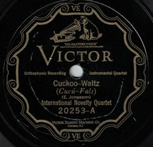 International Novelty Qt (Shilkret) 78 Cuckoo Waltz / Lena Schottische SH1 - £5.42 GBP