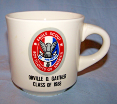 Class of 1988 BSA Orville D. Gaither-Eagle Scout Ceramic Mug - £10.59 GBP
