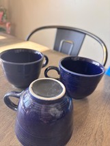 Fiesta cobalt blue mugs set of 3 - $332.78 MXN