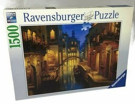 Ravensburger Puzzle Waters Venice Italy Canal 1500 31 x 23 Night Bridge #16 3083 - £30.21 GBP