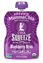 Mamma Chia Squeeze Blackberry Bliss (16x3.5 OZ) - $1,760.08 MXN