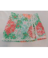 Lilly Pulitzer Women's Junior's Skort Size 0 Lt Green Pink White GUC - $59.39
