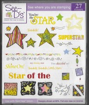 See-D&#39;s. You&#39;re The Star Stamp Set. Stamping Cardmaking Scrapbooking Craft - £3.99 GBP