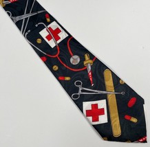 Renaissance Doctors Necktie Hand Made Nurse Medical - $13.81