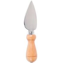 6 3/4&#39;&#39; Stainless Steel Hard Cheese Knife with Beechwood Handle - £4.91 GBP