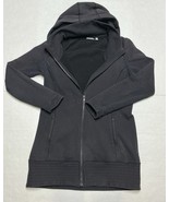 Athleta Hoodie Women’s Medium Black Cya Stronger Fleece Full Zip Fitted ... - $351.18 MXN