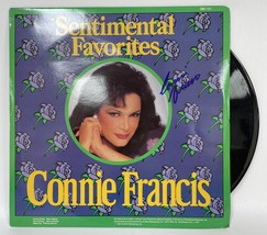 Connie Francis Signed Autographed &quot;Sentimental Favorites&quot; Record Album - £31.96 GBP