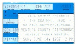 Grateful Dead Konzert Ticket Stumpf Juni 14 1987 Ventura California - £39.53 GBP
