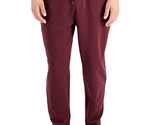 Alfani Men&#39;s Mendoza Jogger Pajama Pants in Red Plum-Large - $21.97
