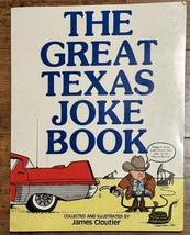 The Great Texas Joke Book James Cloutier Large Vtg 1981 Paperback Funny Gift - $7.25