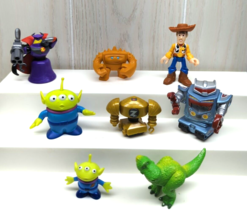 Disney Pixar Toy Story lot action figures Rex robots Zurg Alien Imaginext Woody - £19.77 GBP