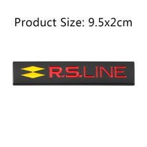 Car RS Sticker Emblem Decal for  RS Line Clio Megane Scenic laa Logan Koleos San - £60.56 GBP