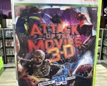 Attack of the Movies 3-D (Microsoft Xbox 360, 2010) Lenticular Cover w/ ... - £11.68 GBP