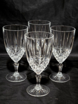 Set Of 4 MIKASA Crystal OLD DUBLIN  7.5&quot; Iced Tea Beverage Goblet - West Germany - £31.77 GBP