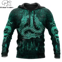 Vi  Tattoo Green Forest 3D All Over Printed Mens hoodie &amp; Sweatshirt Aut... - £77.17 GBP