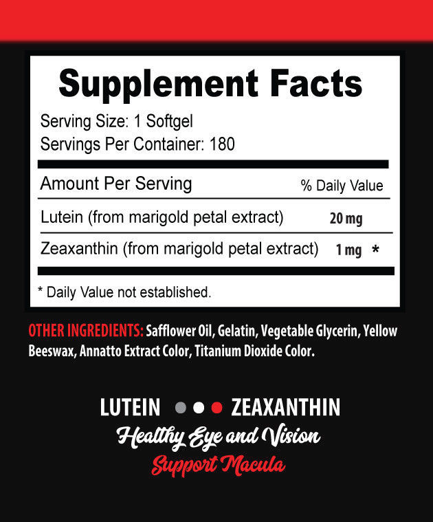 eye supplement - LUTEIN EYE SUPPORT 3B - lutein 10 Item image 2