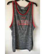 Under Armour Texas Tech Jersey Tank Top Mens 2XL Red Raiders Gray - $22.86 CAD