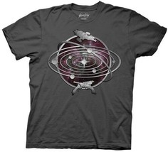 Firefly / Serenity The Verse Solar System, Ship and Pistols T-Shirt NEW UNWORN - £17.63 GBP
