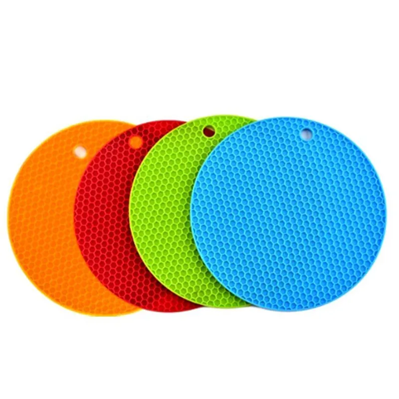 House Home 1pcs Multifunctional Round Heat Resistant Silicone Mat Cup Coasters N - £19.66 GBP