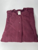 Women’s Sweater Blair Cashmere Like W/Buttons Burgundy Size P2XL - $33.17