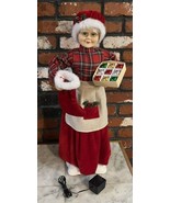 GEMMY Christmas Animated Mrs Claus Holiday Living 29 inches tall 8 songs... - $215.09 CAD