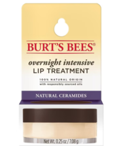 Burt&#39;s Bees 100% Natural Overnight Intensive Lip Treatment 0.25oz - £25.79 GBP