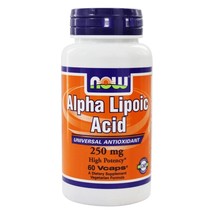 NOW Foods Alpha Lipoic Acid 250 mg., 60 Vegetarian Capsules - £12.00 GBP