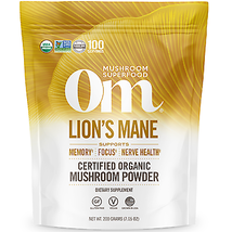Organic Mushroom Lion&#39;s Mane Pwder 200g - £31.69 GBP