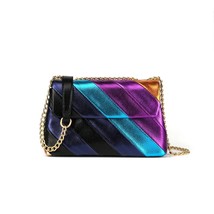 Hot Sale Summer lic Colorful PU Handbag Shiny Cross Body Bag For Women - $196.12
