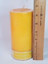 Lumiere Candle Nature&#39;s Inspirations Hummingbird Nectar 90 Hr Burn 3x6&quot; Yellow - £23.70 GBP