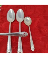 4 Serving Pcs Holmes &amp; Edwards LOVELY LADY International Silver Plate 1937 - $375.87 MXN